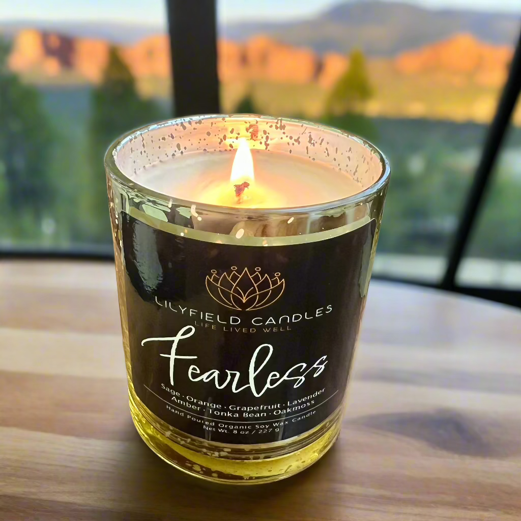 Fearless Soy Candle (Amber & Oakmoss)