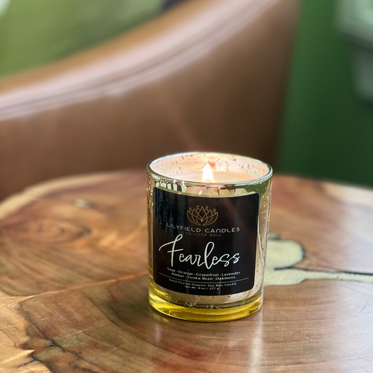 Fearless Soy Candle (Amber & Oakmoss)