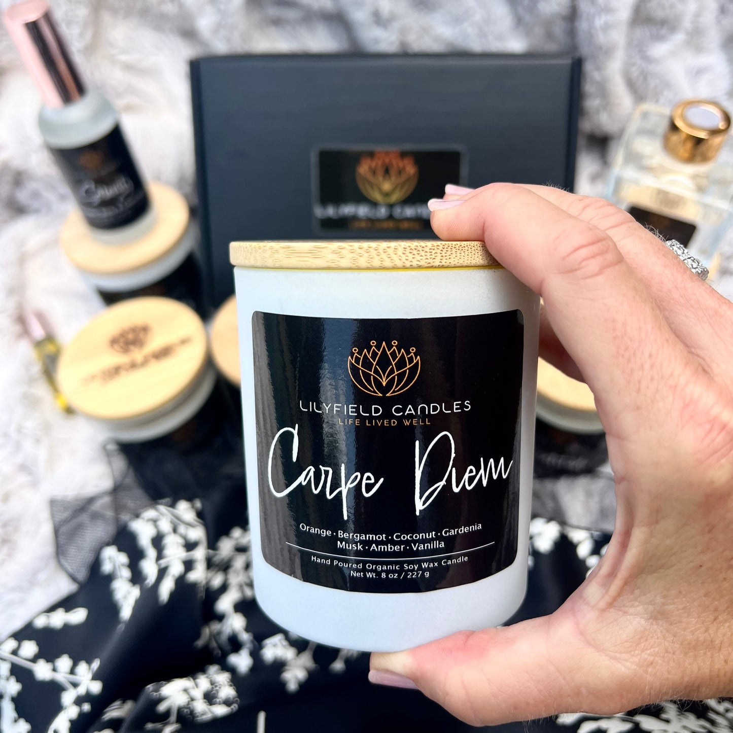 Luxury Collection of 3 Soy Candles (Carpe Diem, Unstoppable and Fearless)