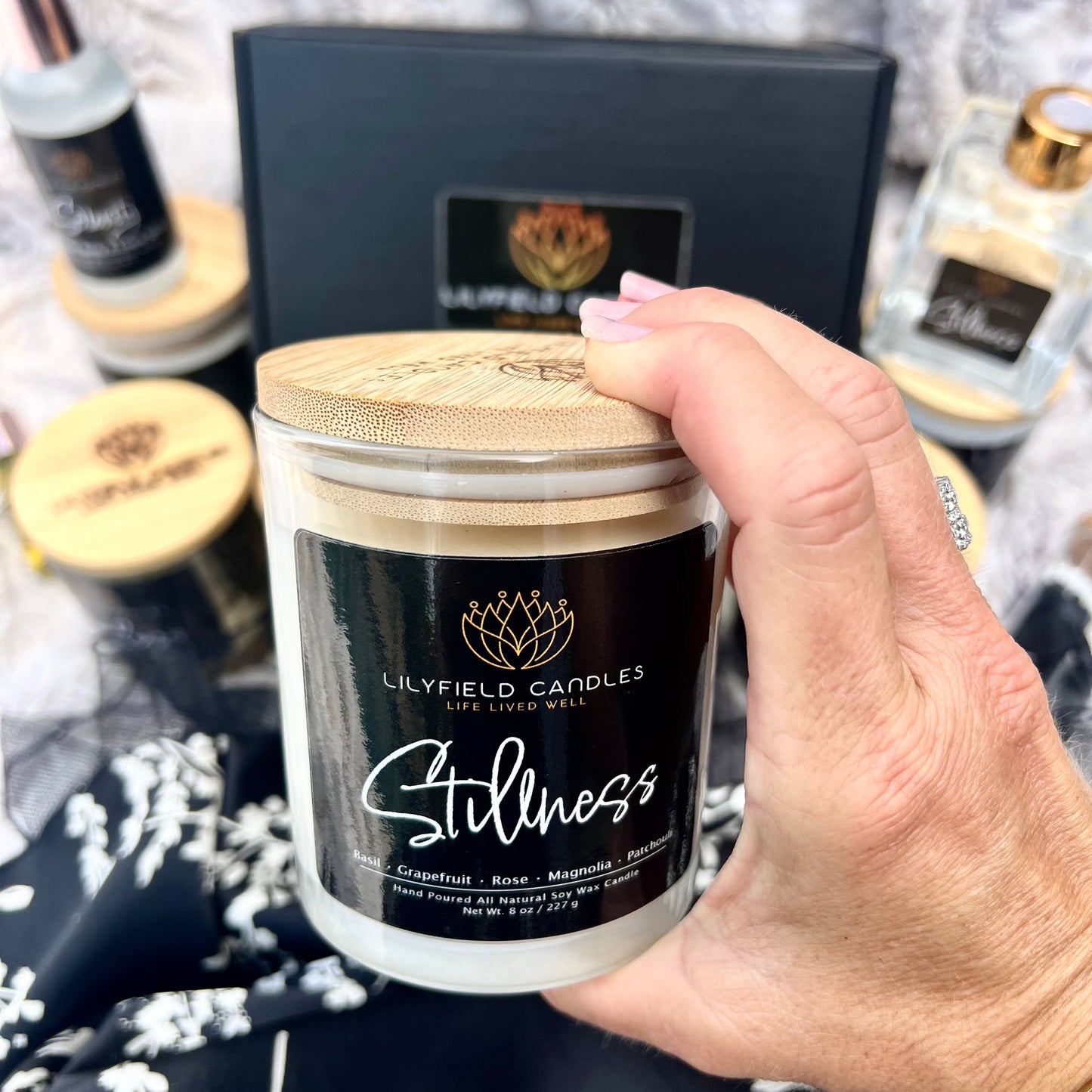 Stillness Soy Candle (Rose Garden)