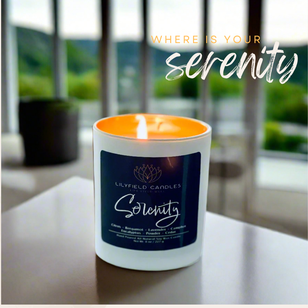 Serenity Soy Candle (Lavender)