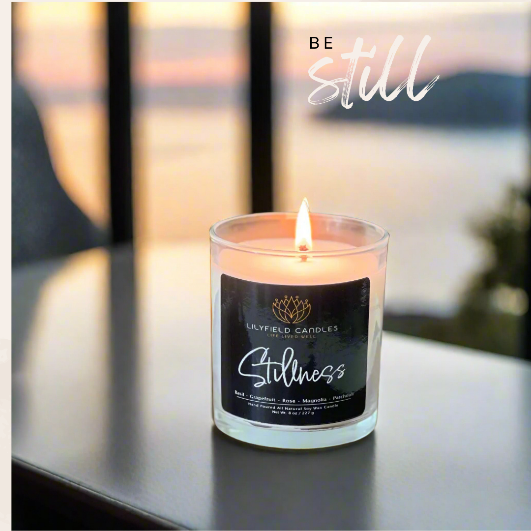 Stillness Soy Candle (Rose Garden)