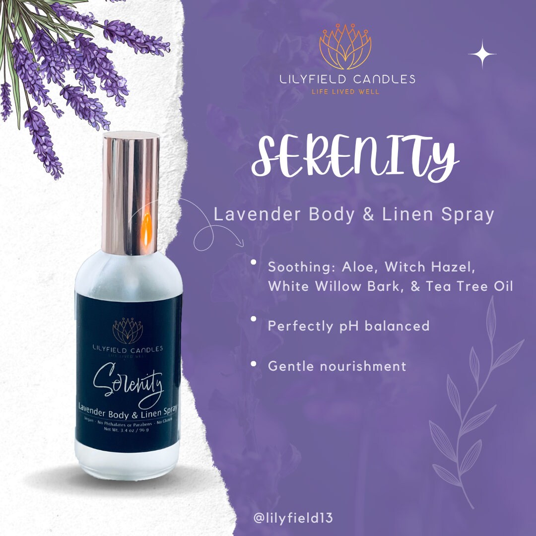 Serenity Body & Linen Spray (Lavender)