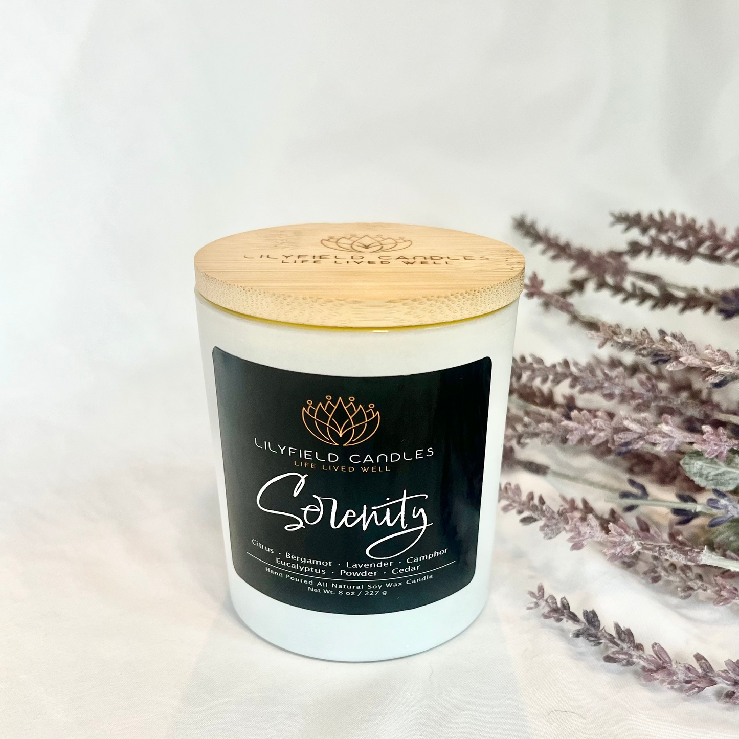 Serenity Soy Candle (Lavender)