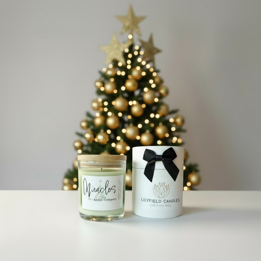 MIRACLES Soy Candle (Traditional holiday scent of Fraser Fir) - Lilyfield Candles