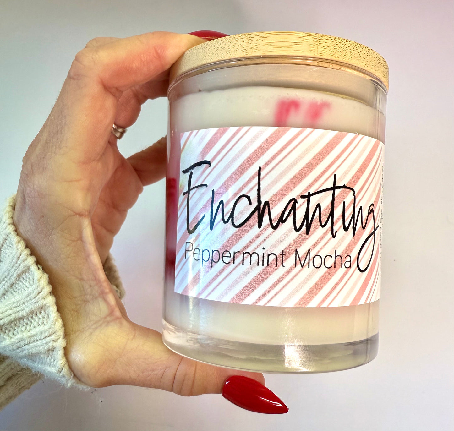 ENCHANTING Soy Candle (Peppermint Mocha) - Lilyfield Candles