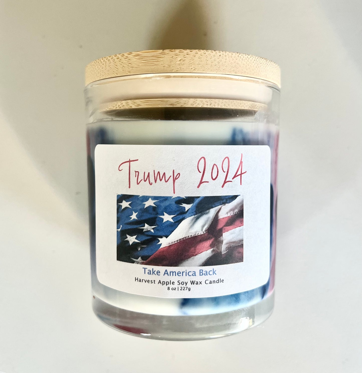 Trump candle Limited Edition apple pie Trump soy candle for the election Trump supporters Make America Great Again candle vote for Trump