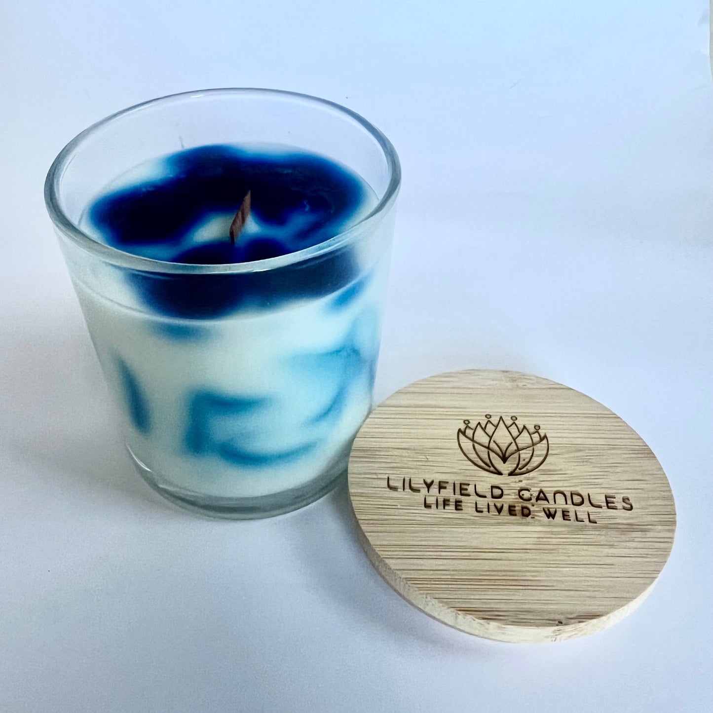 Hanukkah soy candle perfect for the celebration of lights to bring the scent of fir, pine and cinnamon into your home for the holiday season