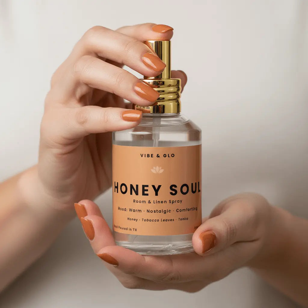 Honey Soul – Honey & Tobacco Room Spray Vibe & Glo Candle Studio