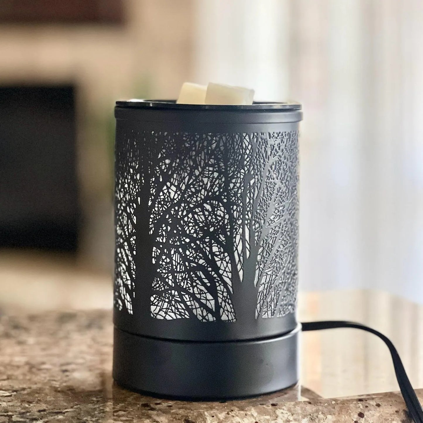 Electric wax melt warmer with changing lights plug in wax warmer for a housewarming gift wax warmer gift for a hostess aromatherapy gift